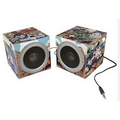 Fold N Play Recycled Music Speakers